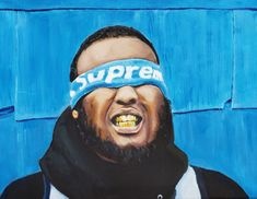 visual arts-a man with his eyes covered